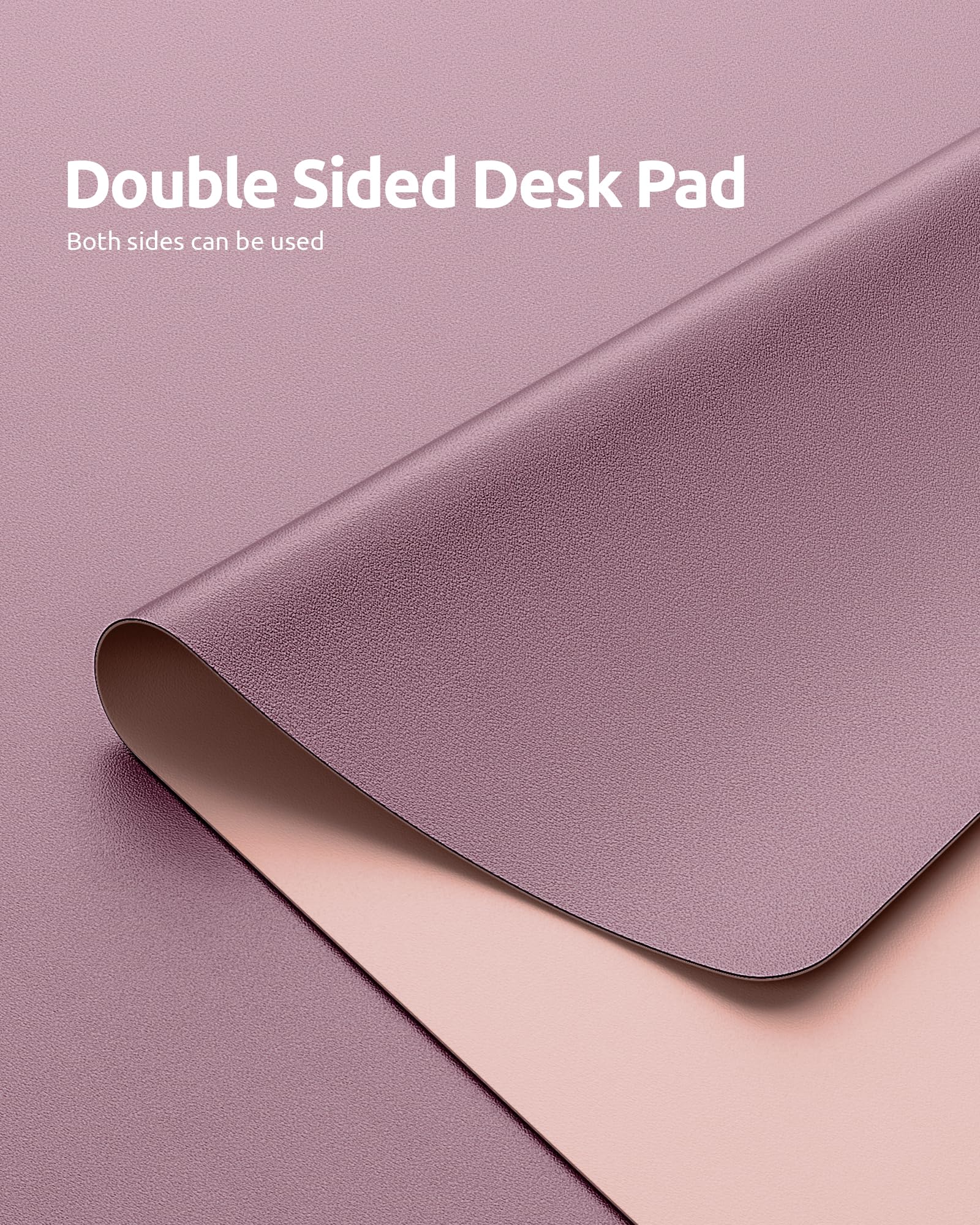 YSAGi Dual-Sided PU Leather Desk Pad - 35.4