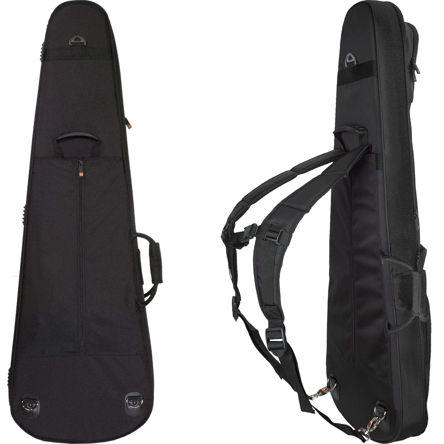 Protec Contego PRO PAC Bass Guitar Case with Tuck-Away Backpack Straps (CTG233) - Black | Durable Hard Shell Protection for Electric Bass Guitars | Perfect for Gigging Musicians & Traveling Performers