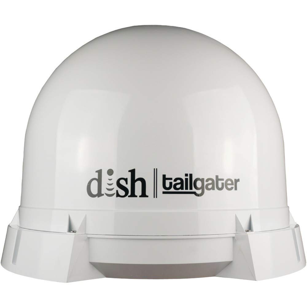 DISH VQ4400 Tailgater Portable and Roof Mountable Satellite TV Antenna - Compatible with DISH Network - Perfect for RV Camping, Tailgating, and Outdoor Adventures