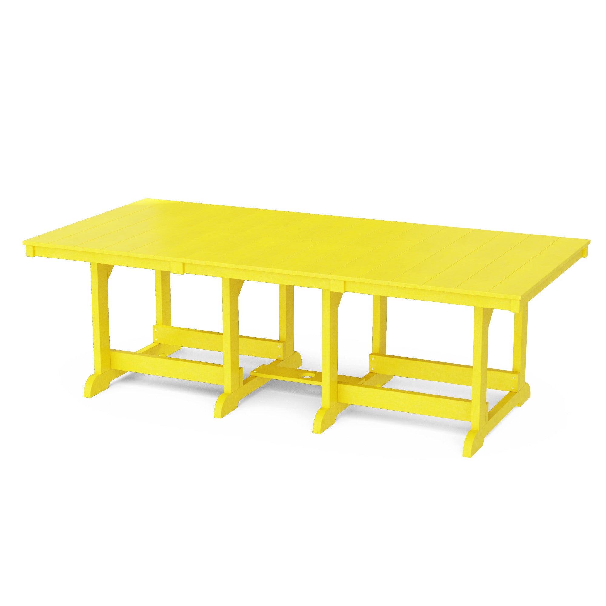 Heritage 44x96 Inch Solid Wood Dining Table - Large Farmhouse Style Dining Room Table for 8-10 People - Perfect for Family Gatherings & Dinner Parties