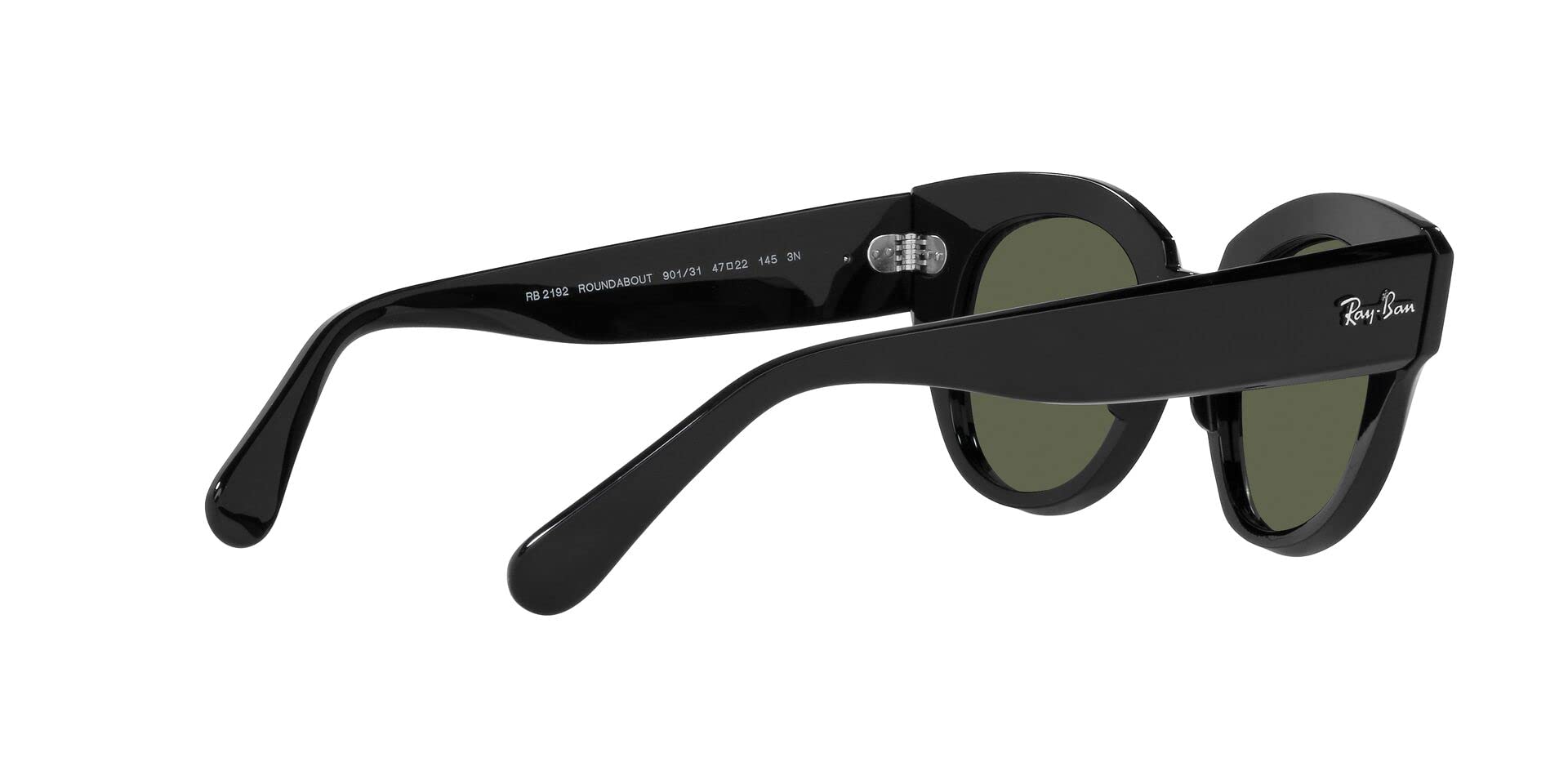 Ray-Ban Women's Rb2192 Roundabout Round Polarized Sunglasses - UV Protection, Classic Style for Outdoor Activities, Driving, and Beach Wear
