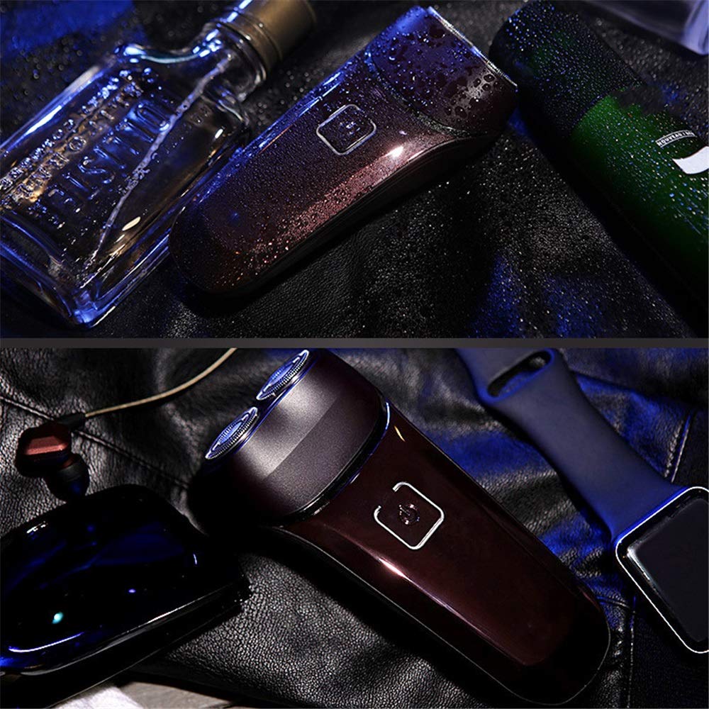 Rechargeable Electric Shaver for Men - Waterproof Body & Face Shaver with LED Display - Perfect for Travel, Gym & Daily Grooming