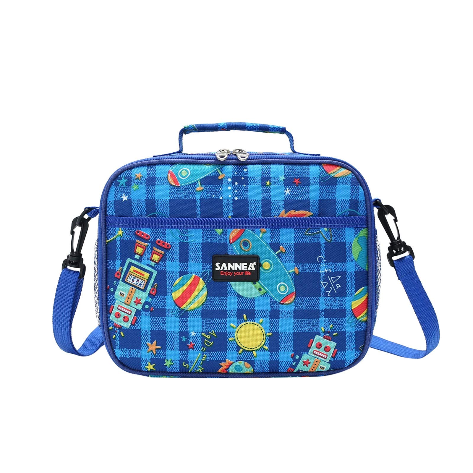 Cartoon Insulated Lunch Bag for Kids - Portable Thermal Meal Bag for School, Work & Gym - Leakproof Food Storage Container for Women & Men - Perfect for Picnics, Hiking & Outdoor Activities