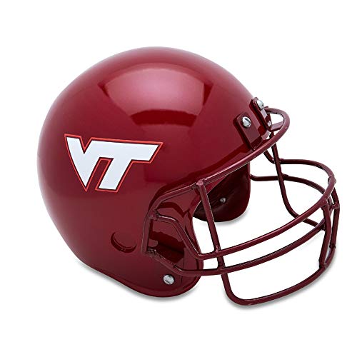 Virginia Tech Hokies VT10001 Cremation Helmet Urn - Memorial Keepsake for Ashes | Perfect for Funeral Services, Home Memorials & Fan Tributes