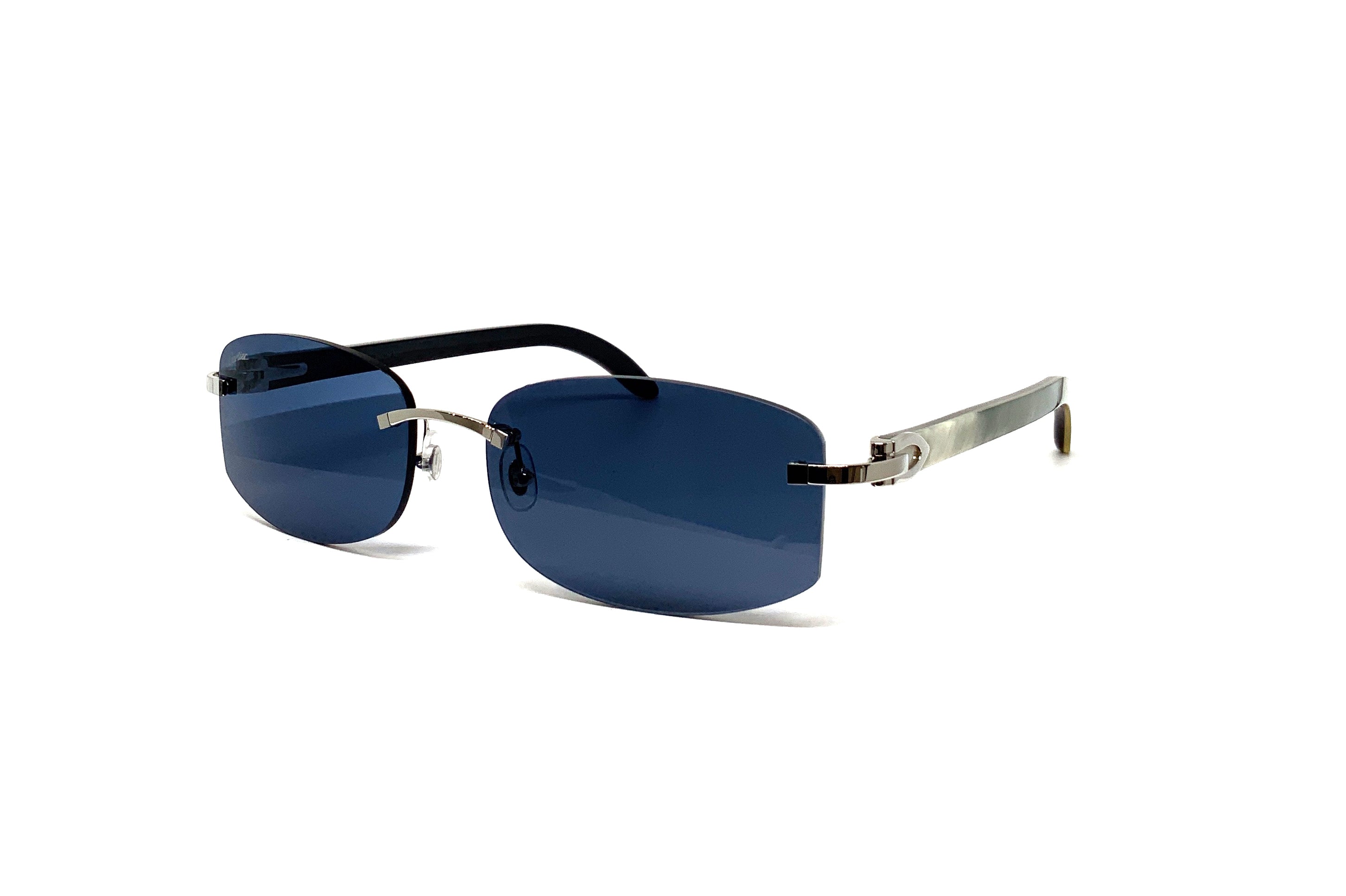 Cartier C Décor CT0031RS Buffalo Horn Sunglasses - Luxury Designer Shades for Men & Women - Perfect for Outdoor Activities, Travel & Fashion Accessories