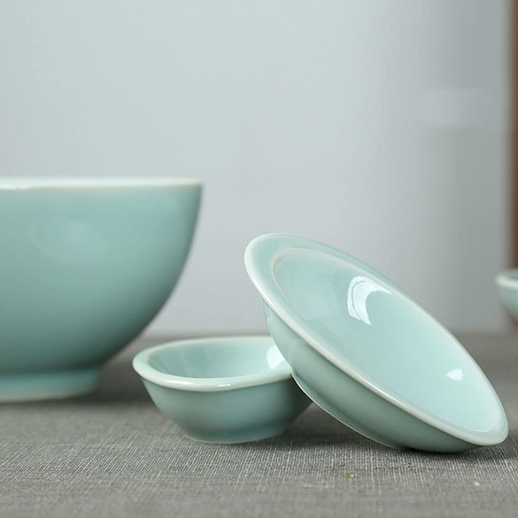 Premium Porcelain Salad Bowls & Soy Sauce Dishes - 2-Pack Mini Appetizer Plates for Sushi, Dipping Sauces, Ketchup & Seasonings | Elegant Tear Drop Design | Perfect for Restaurants, Home Dining & Party Serving