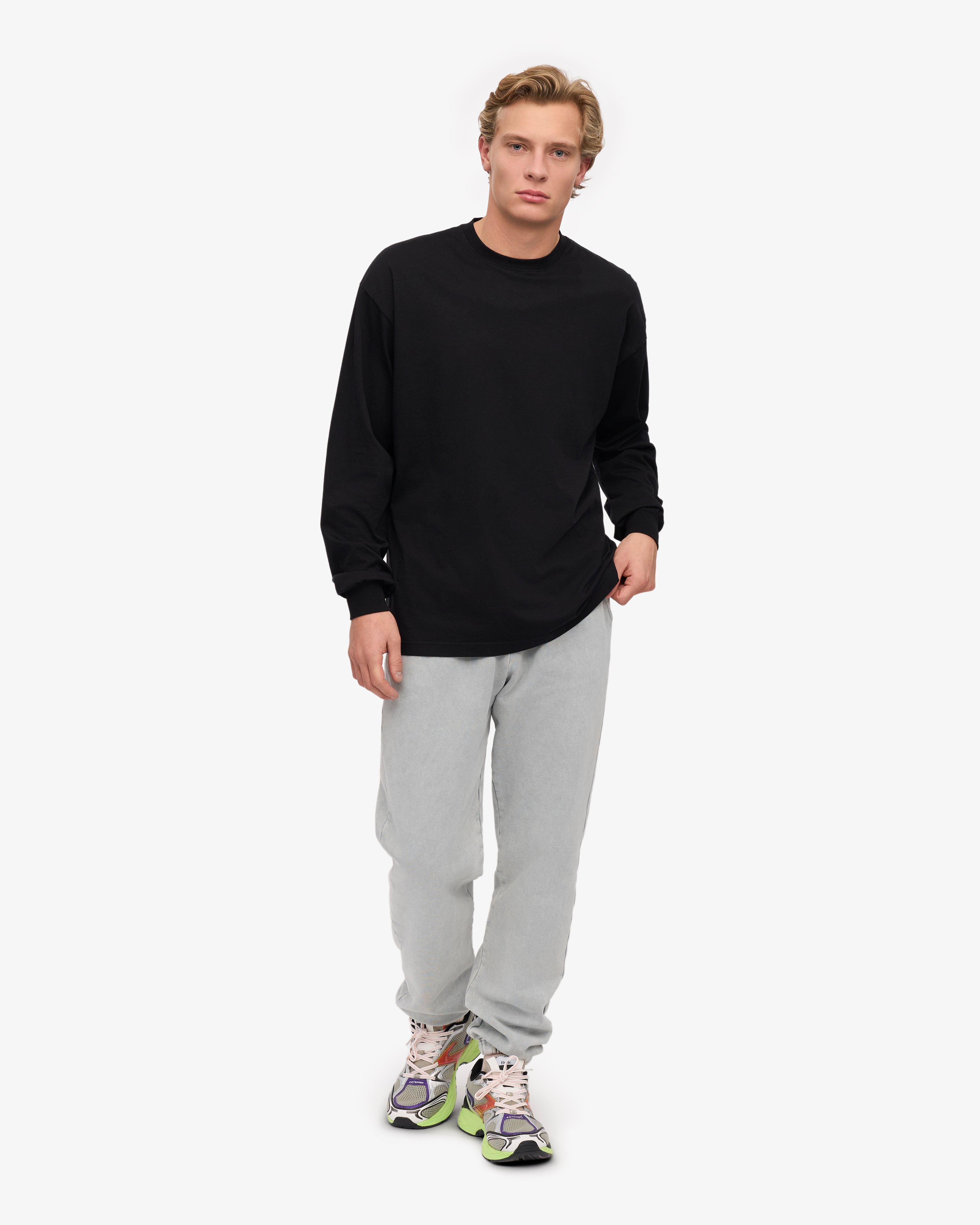 Organic Cotton Sweatpants for Women - Soft & Comfortable Faded Grey Lounge Pants - Perfect for Yoga, Running & Home Relaxation
