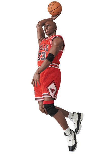 MAFEX Michael Jordan Chicago Bulls Action Figure - Collectible NBA Basketball Toy for Fans & Gift for Sports Enthusiasts - Perfect for Display, Play & Memorabilia Collection