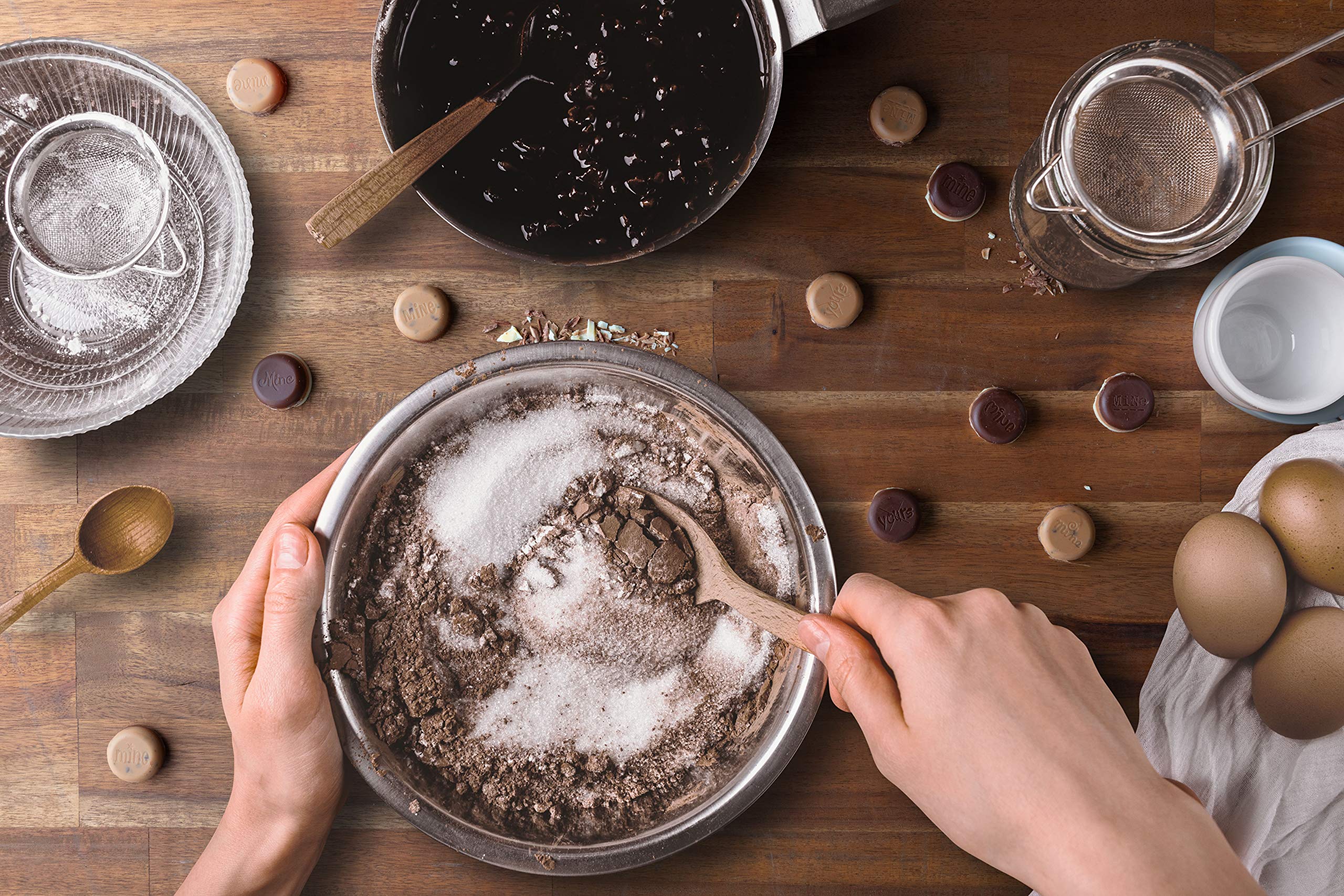 Triple Chocolate Bar - Caramel Macchiato Flavor for Snacking & Gifting