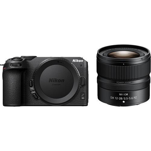 Nikon Z 30 DX Format Mirrorless Camera with NIKKOR Z DX 12-28mm f/3.5-5.6 PZ VR Lens Kit - Perfect for Vlogging, Travel & Street Photography