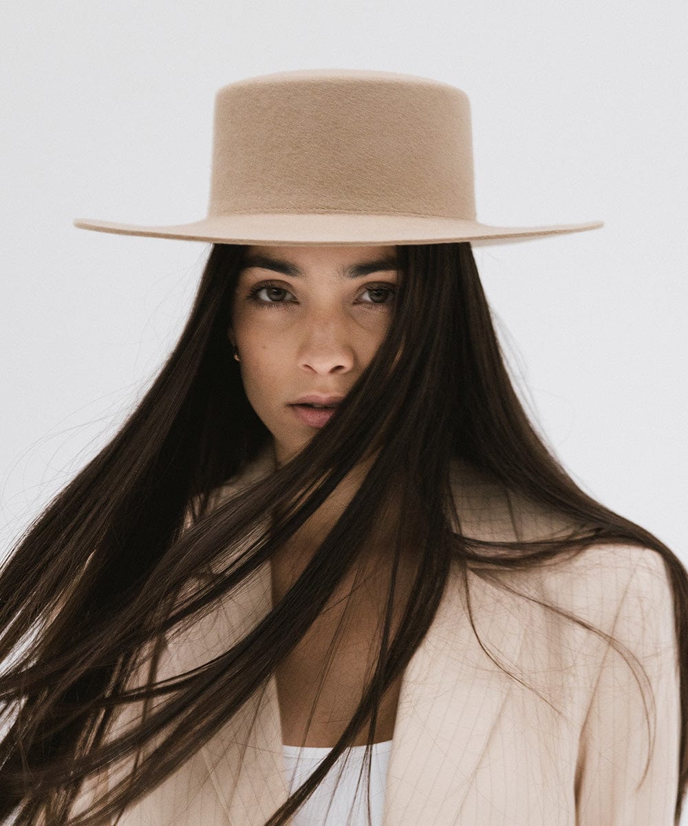 Stylish Dahlia Boater Hat for Women - Summer Straw Sun Hat with Wide Brim - Perfect for Beach, Garden Parties & Outdoor Events