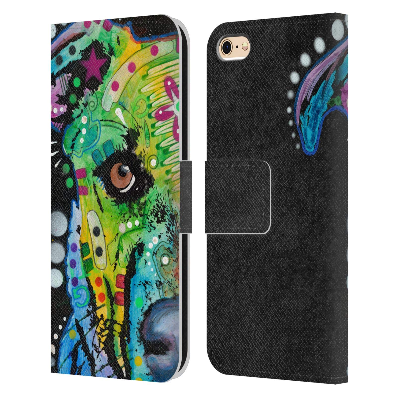 Officially Licensed Dean Russo Bully Dogs Leather Book Wallet Case Cover for Apple iPhone 6/6s - Slim Protective Phone Cover with Card Slots | Perfect for Everyday Use, Travel & Business Professionals