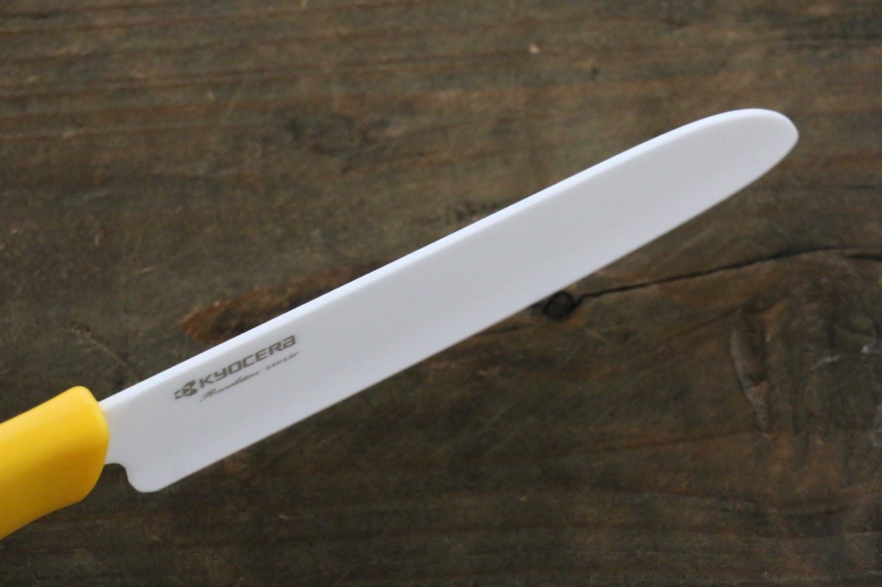 MT Fine Ceramic Kitchen Knife for Kids - 4.1 Inch Safe Non-Slip Handle, Perfect for Children's Cooking Classes & First Kitchen Tools (Ideal for Slicing Fruits, Vegetables & Soft Foods)