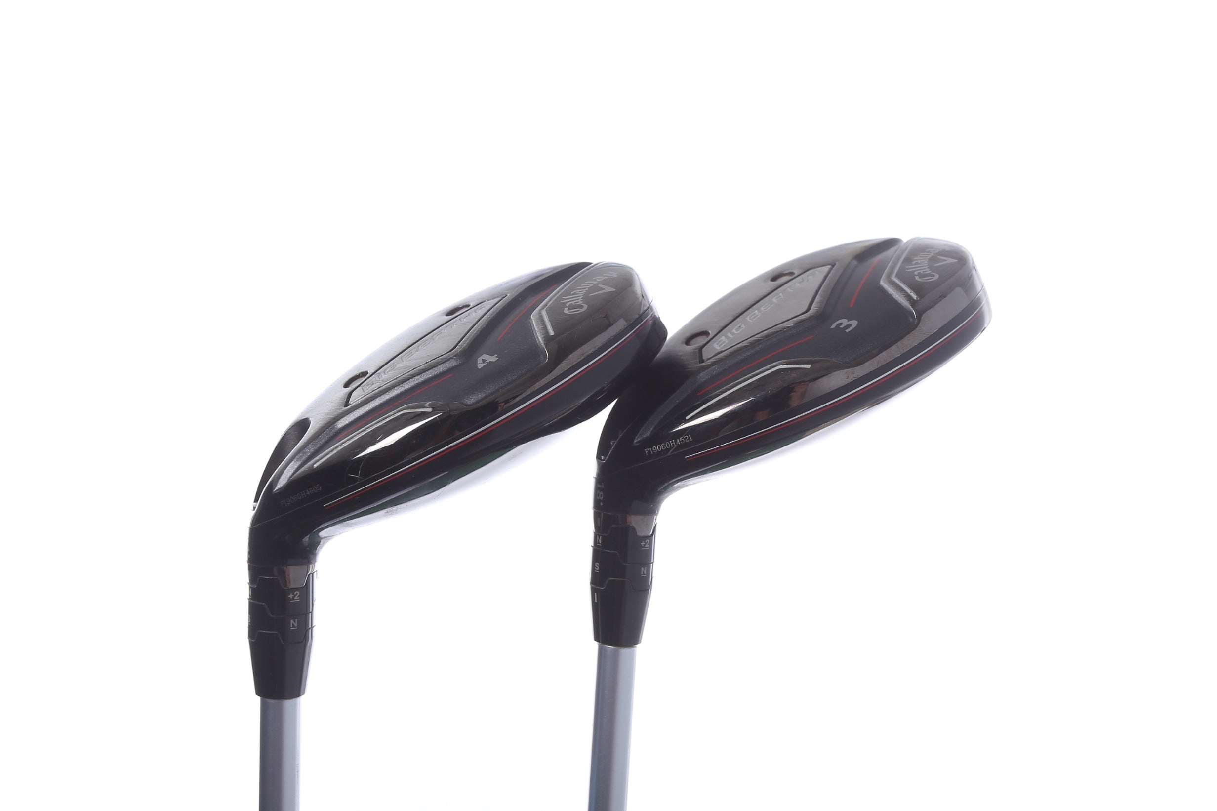 Used Callaway 2019 Big Bertha Hybrid Golf Club Set - Left Handed 3H & 4H with Regular Flex Shaft | Perfect for Left-Handed Golfers & Driving Range Practice