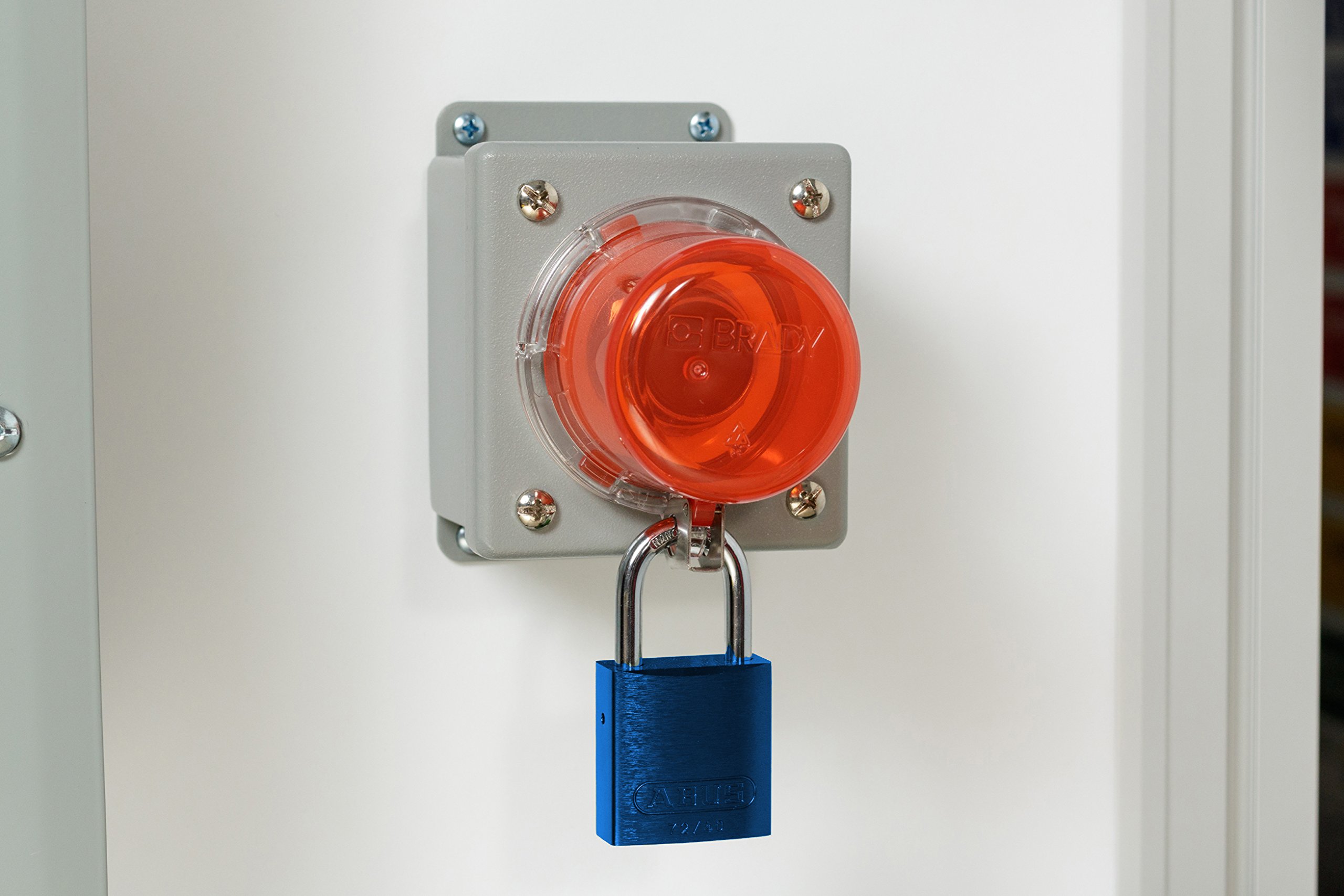 Brady 99609 Aluminum Lockout Tagout Padlock - Keyed Different, 1-3/5