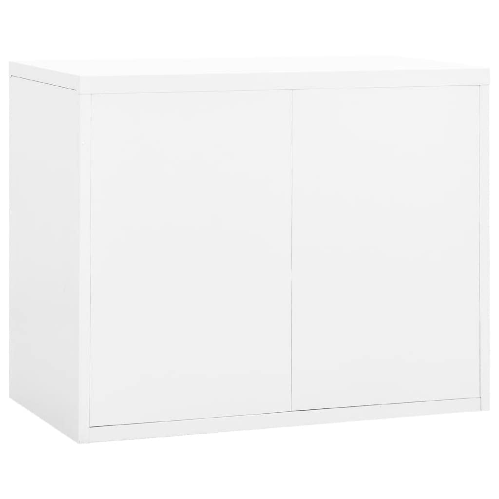 Modern Metal Filing Cabinet with Lock - 35.4