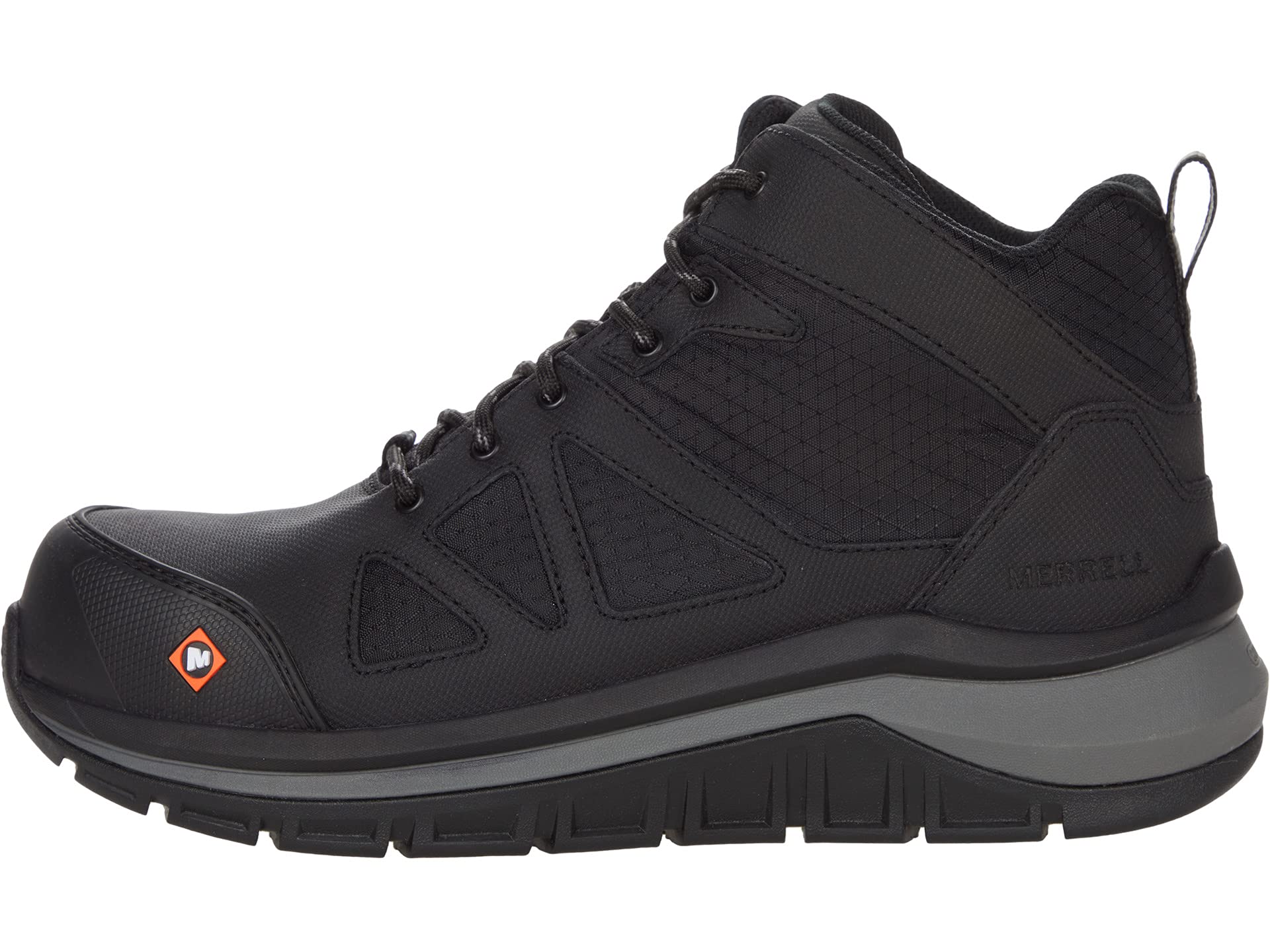 Merrell Men's Fullbench Speed Mid Carbon Fiber Hiking Boot - Lightweight & Durable for Outdoor Adventures, Trail Running & Backpacking
