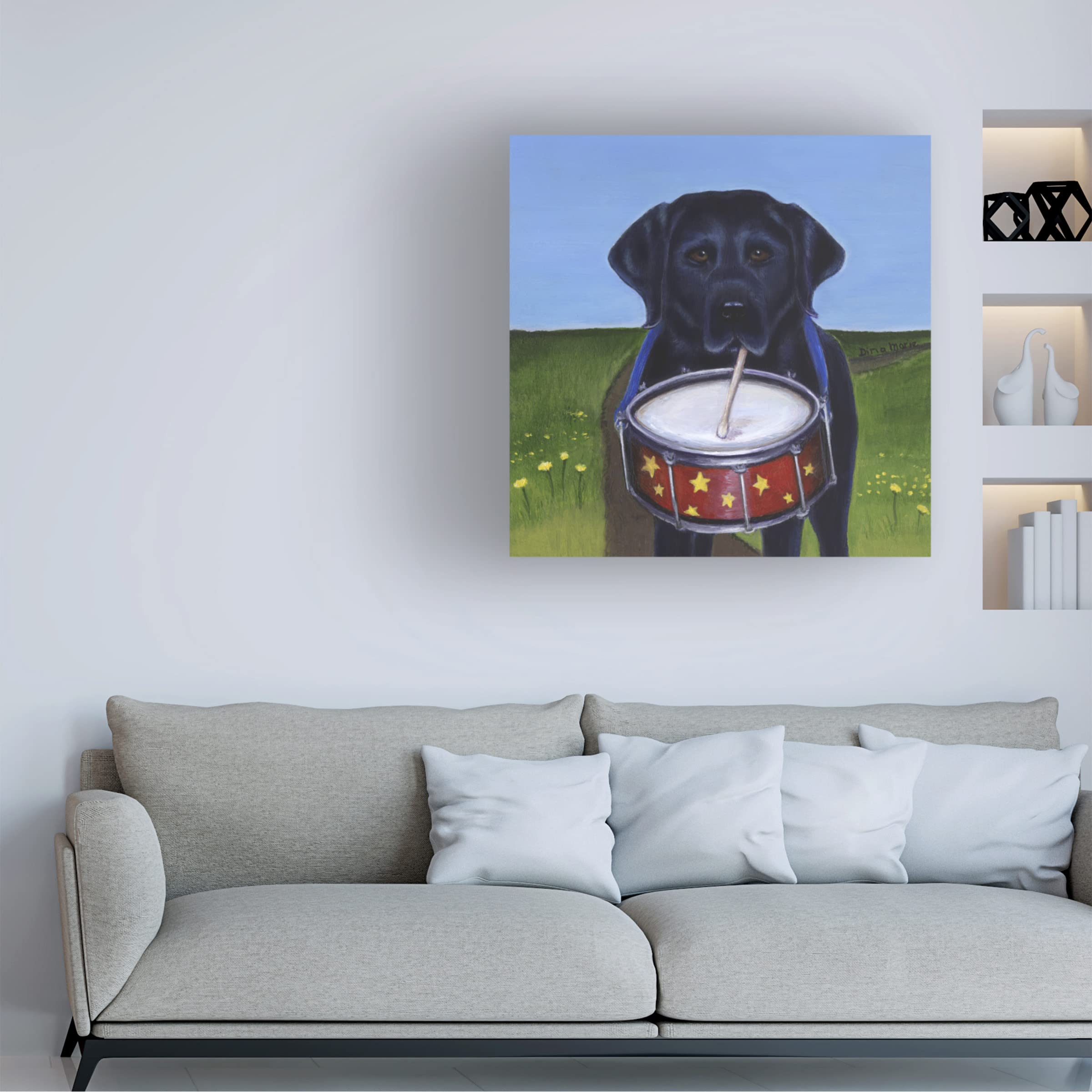 Trademark Fine Art 'Be Original' 18x18 Canvas Wall Art by Dina Marie - Perfect for Living Room, Bedroom & Office Decor