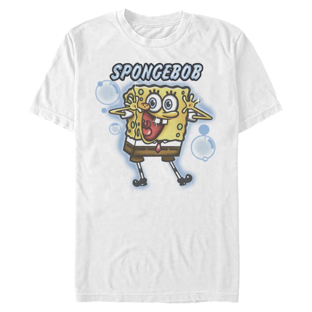 Nickelodeon Spongebob Squarepants Graphic T-Shirt for Men - Big & Tall Short Sleeve Cotton Tee - Casual Wear for Fans & Cartoon Lovers