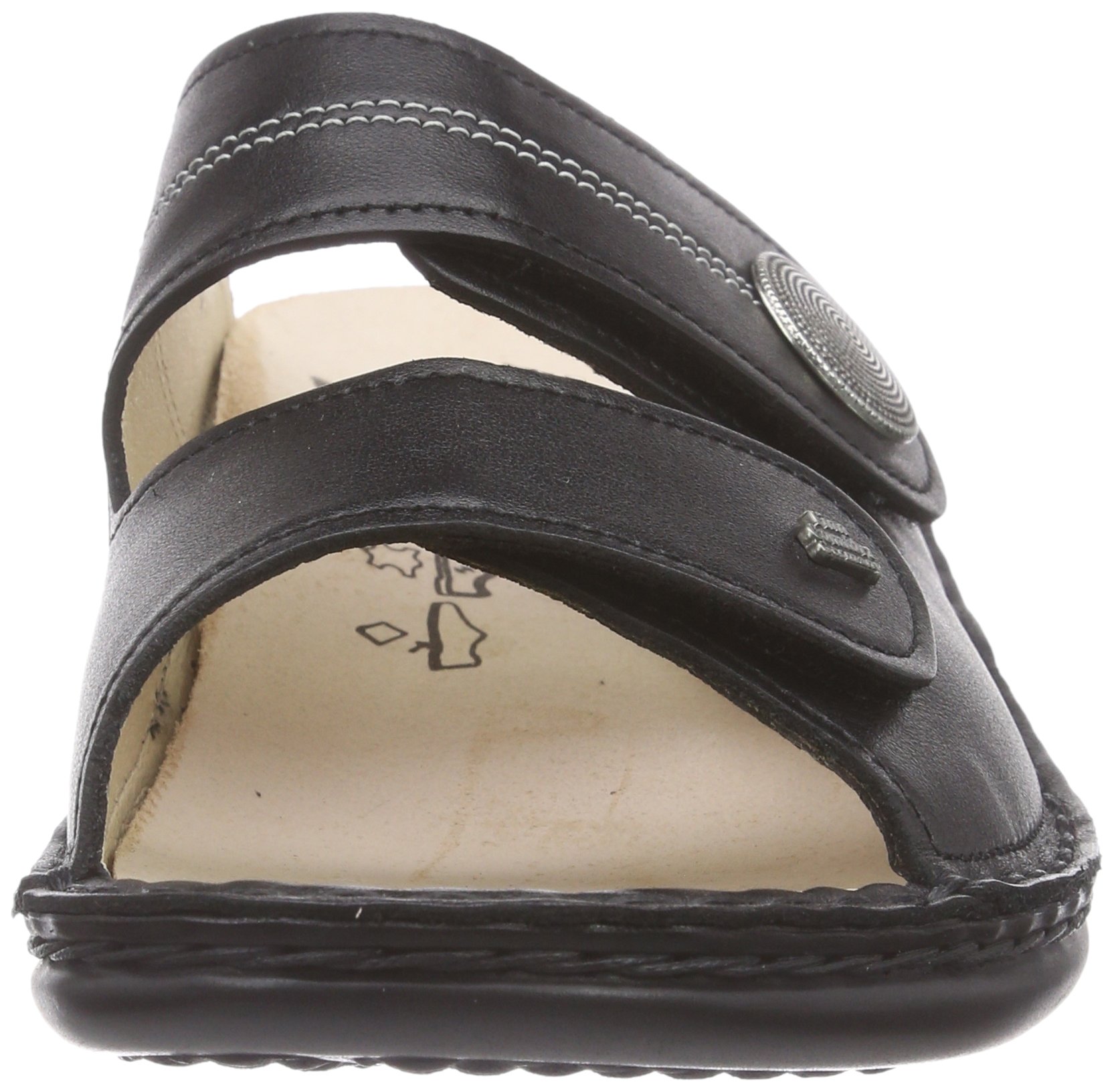 Finn Comfort Women's Comfortable Wedge Heel Open Toe Sandals - Perfect for Summer, Beach, and Casual Outings