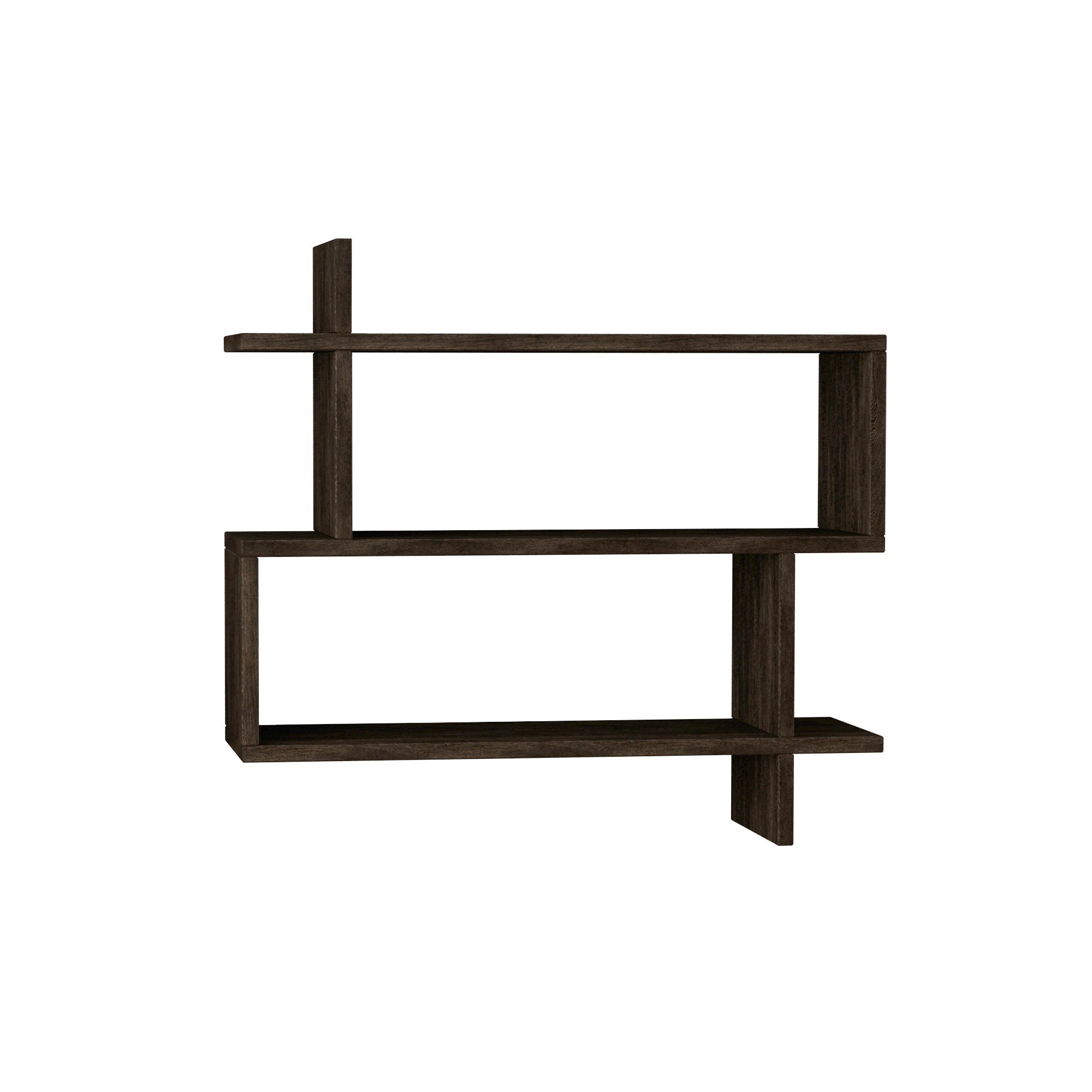 Modern Dark Brown Wall Shelf 26