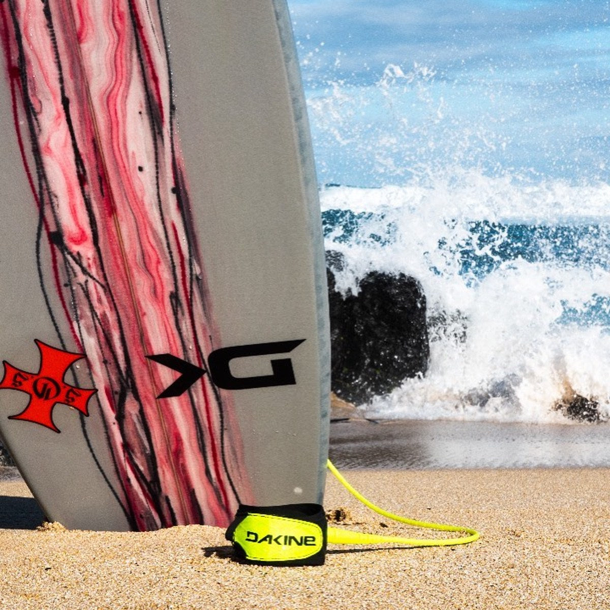 Dakine Kaimana Team Leash 6ft Surfboard Leash - 1/4