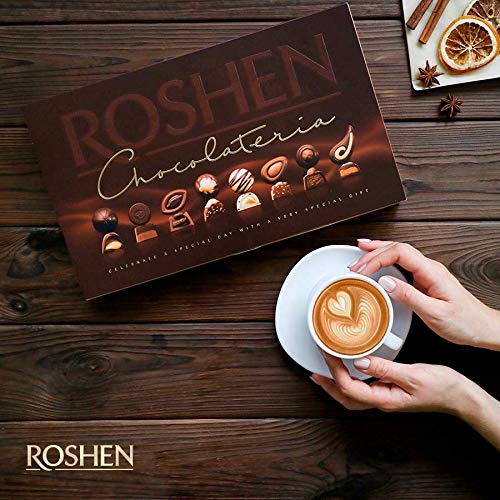 Roshen Premium Assorted Chocolate Gift Box - 6.84oz/194g Deluxe Candy Collection | Perfect for Holidays, Birthdays & Corporate Gifts