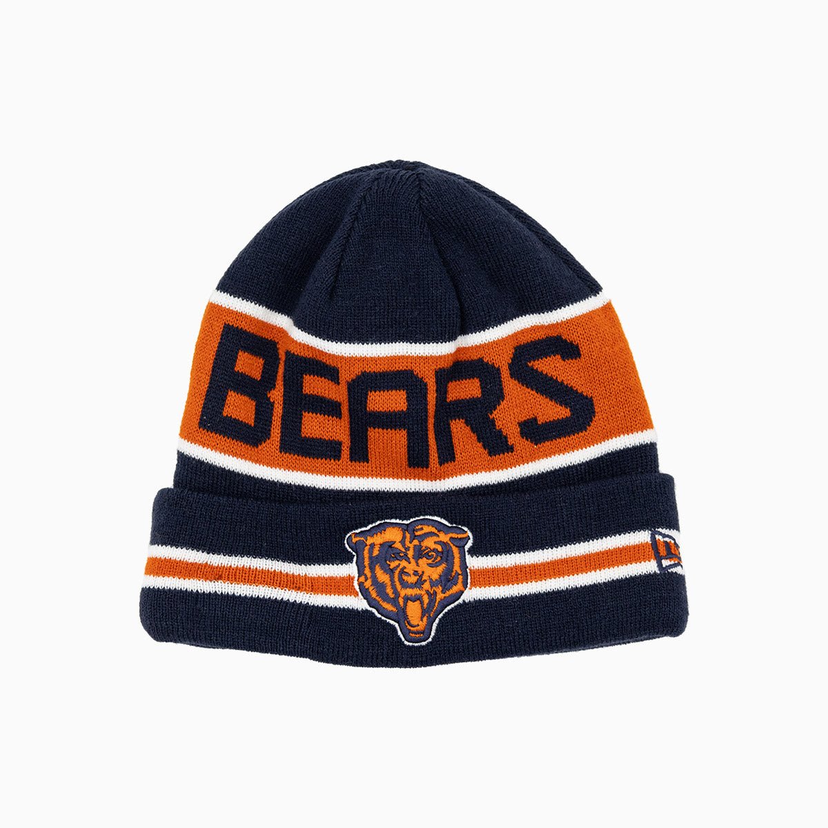 Chicago Bears NFL Knit Beanie Hat - Winter Warm Cuffed Skull Cap for Men & Women - Perfect for Football Games, Outdoor Activities, and Cold Weather