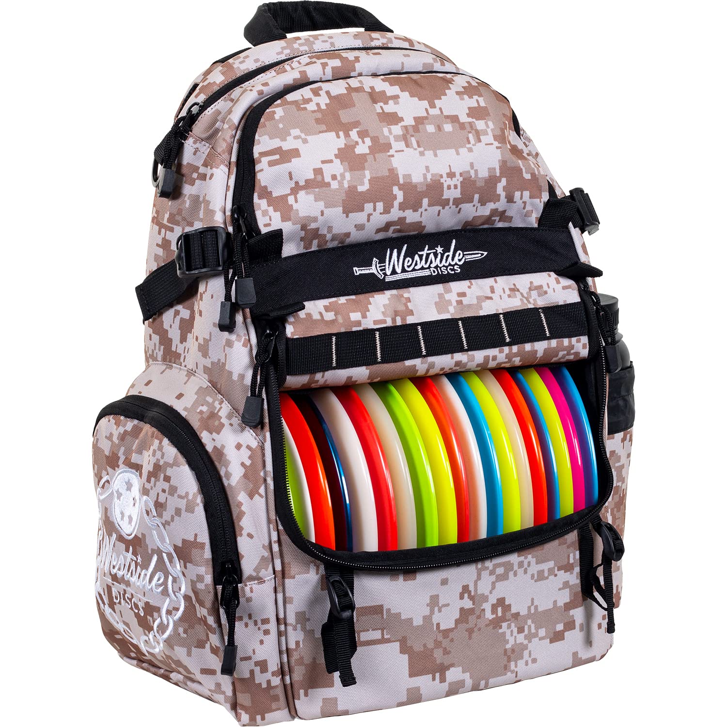 Westside Discs Refuge Disc Golf Backpack - Durable 18+ Disc Frisbee Golf Bag for All Skill Levels | Lightweight & Spacious Storage | Perfect for Tournaments, Practice & Outdoor Adventures