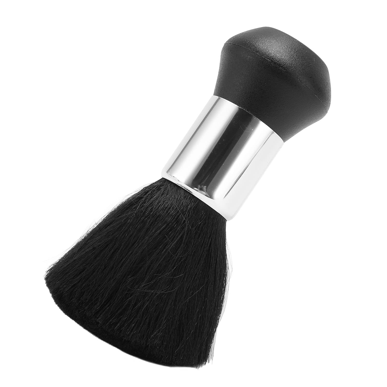 Professional Salon Neck Brush - Soft Nylon Hairdresser Brush for Face & Neck Cleaning | Black Barber Haircut Duster | Perfect for Salon Haircuts, Beard Trimming & Personal Grooming