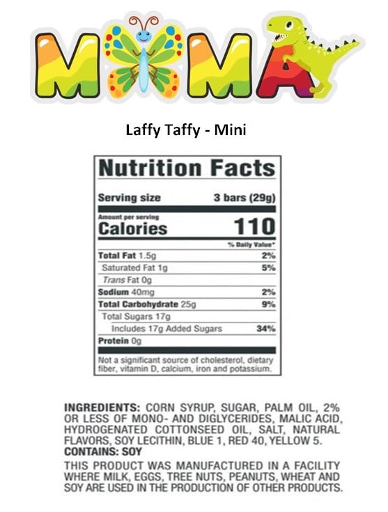 Laffee Taffy Gluten-Free Sour Green Apple Candy - 1LB Bag of Tangy, Stretchy Easter Treats | Individually Wrapped for Snacking, Sharing & Gifts | Perfect for Parties, Movie Nights & Holiday Celebrations