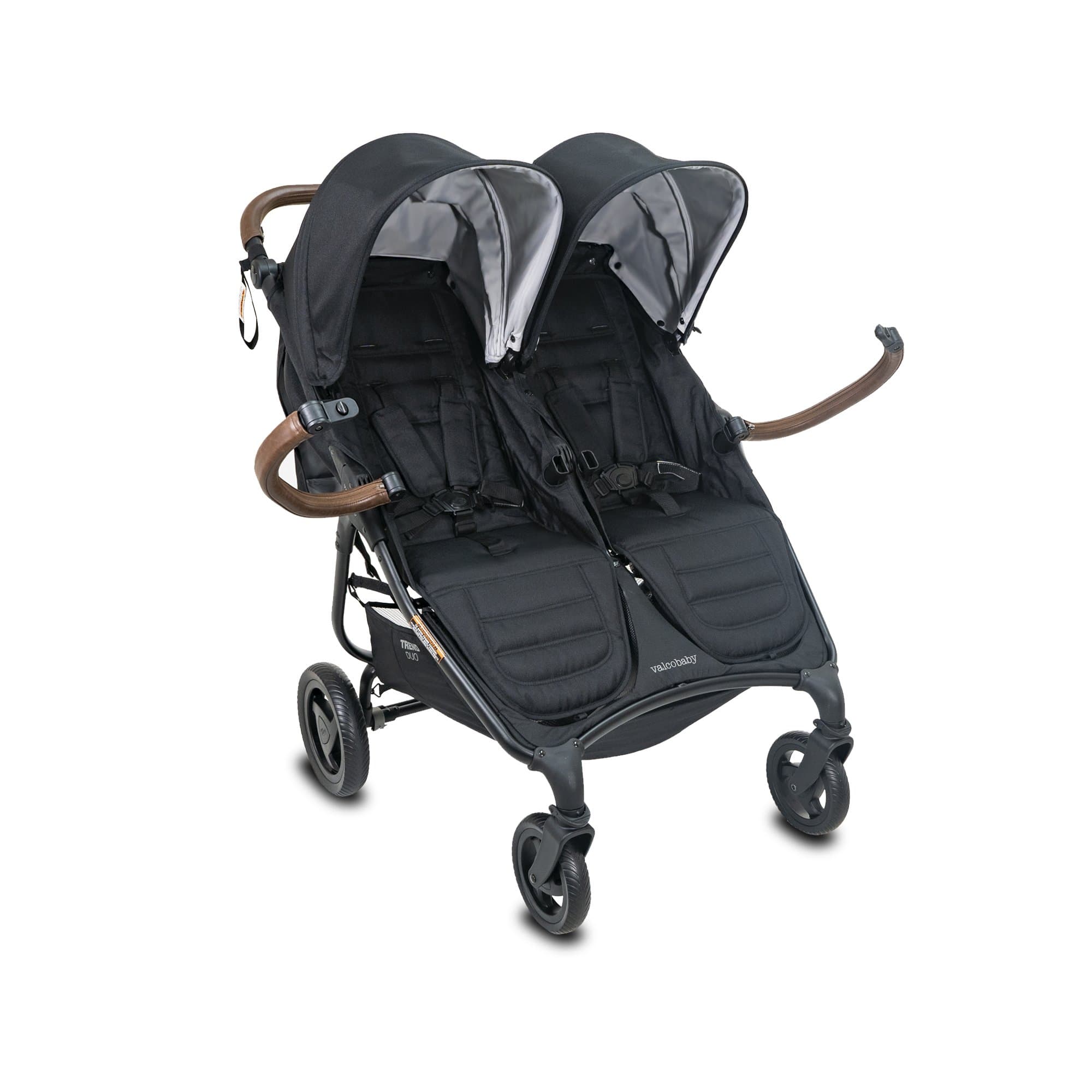 Valco Baby Duo Trend Double Stroller - Lightweight Compact Side by Side Stroller for Twins & Toddlers | Perfect for Shopping, Travel & Outdoor Adventures