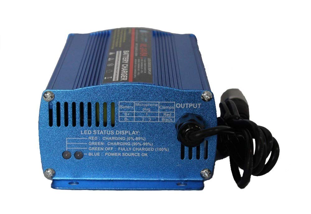 Mighty Max 24V 8A Battery Charger for Shoprider Sprinter XL 3 & XL 4 Deluxe Mobility Scooters - Fast Charging, Reliable Power Supply for Daily Commuting & Outdoor Adventures