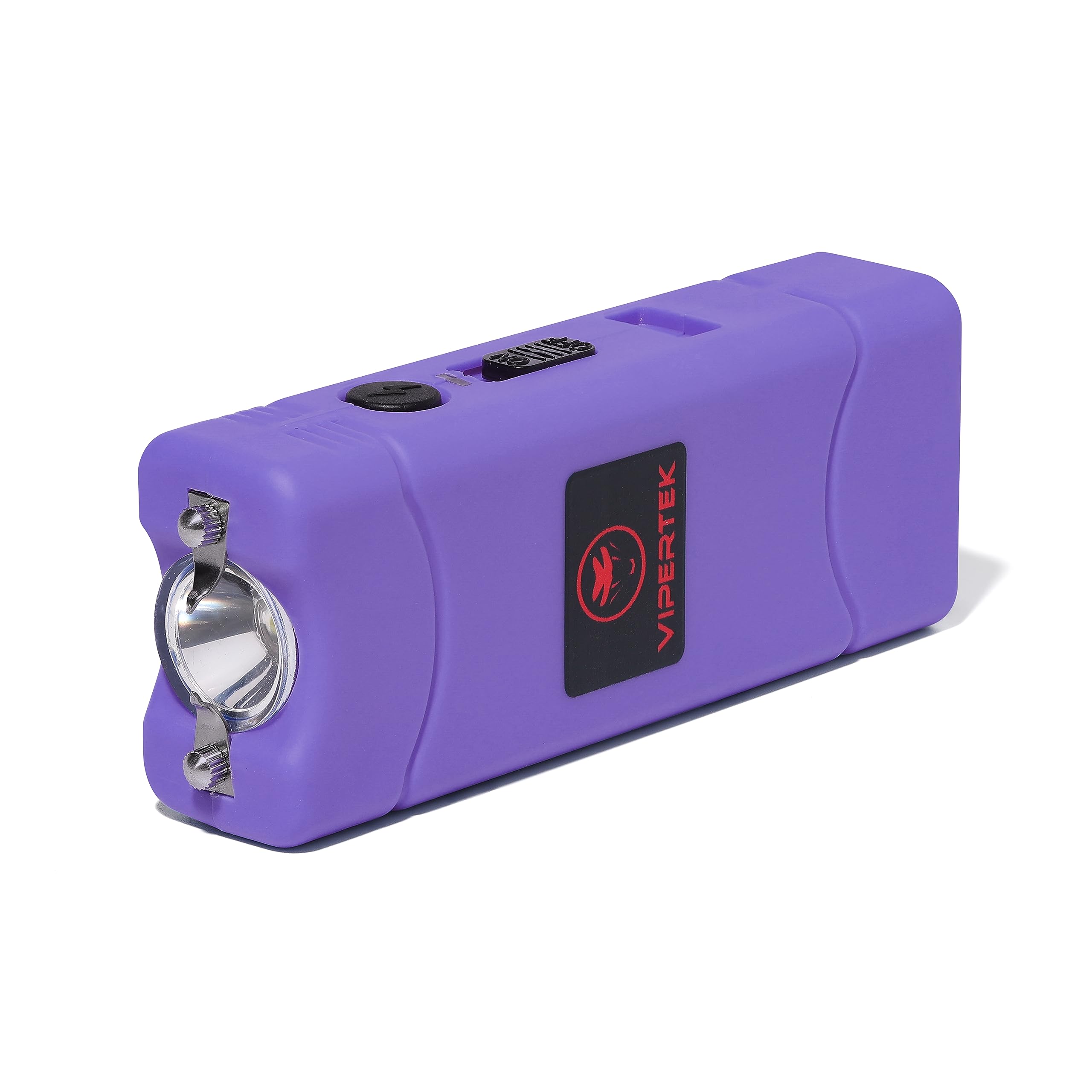 VIPERTEK VTS-881 Rechargeable Stun Gun for Self Defense - Compact Micro Stun Gun with LED Flashlight for Personal Safety, Home Protection & Outdoor Security