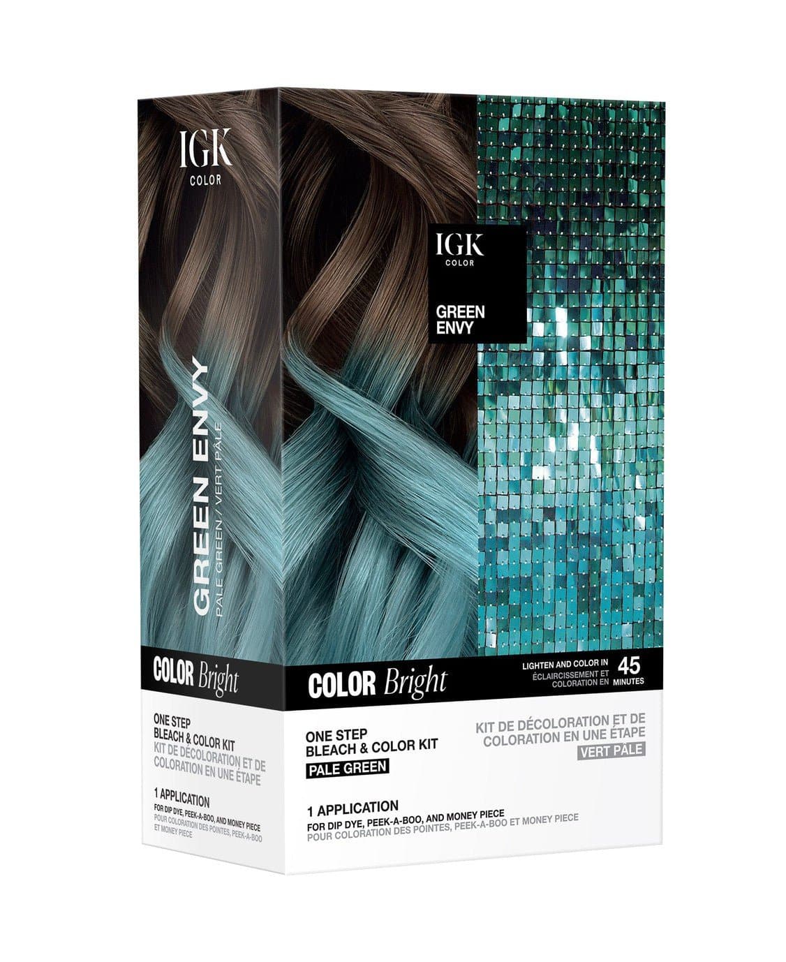 One Step Bleach & Color Kit for Vibrant Hair - At-Home Salon Quality Hair Dye with Easy Application for DIY Hair Coloring