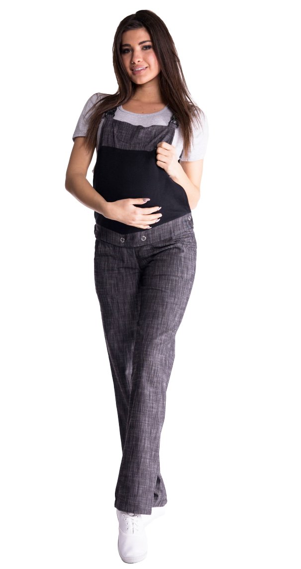 Mija Maternity Denim Overalls - Stretch Comfortable Pregnancy Jeans Dungarees for Women, Perfect for Casual Wear, Work & Everyday Outfits