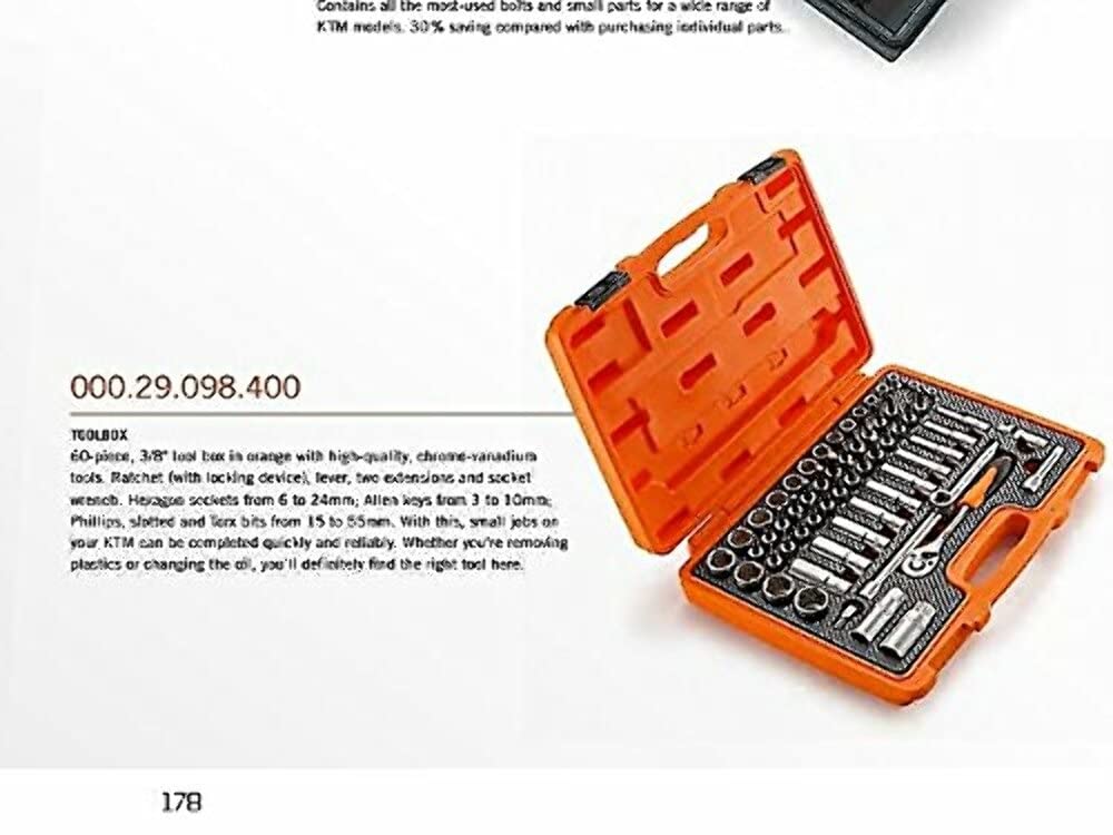 KTM 60-Piece 3/8