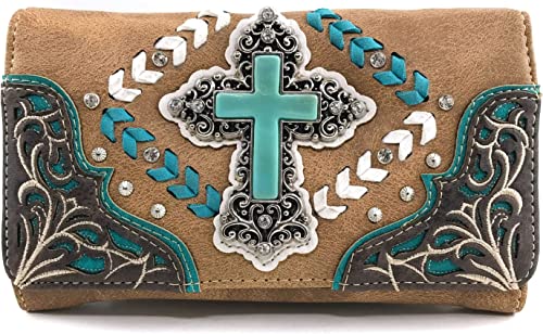 Tan Trifold Wallet