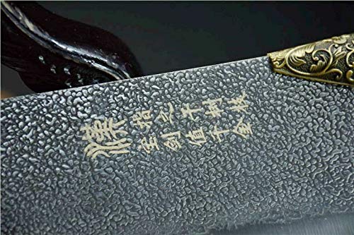 Premium 7-Piece Hand Forged Longquan Kitchen Knife Set - Chef Knife, Utility Knife, Paring Knife - High Carbon Stainless Steel - Perfect for Home Cooking, Professional Chefs & Culinary Enthusiasts