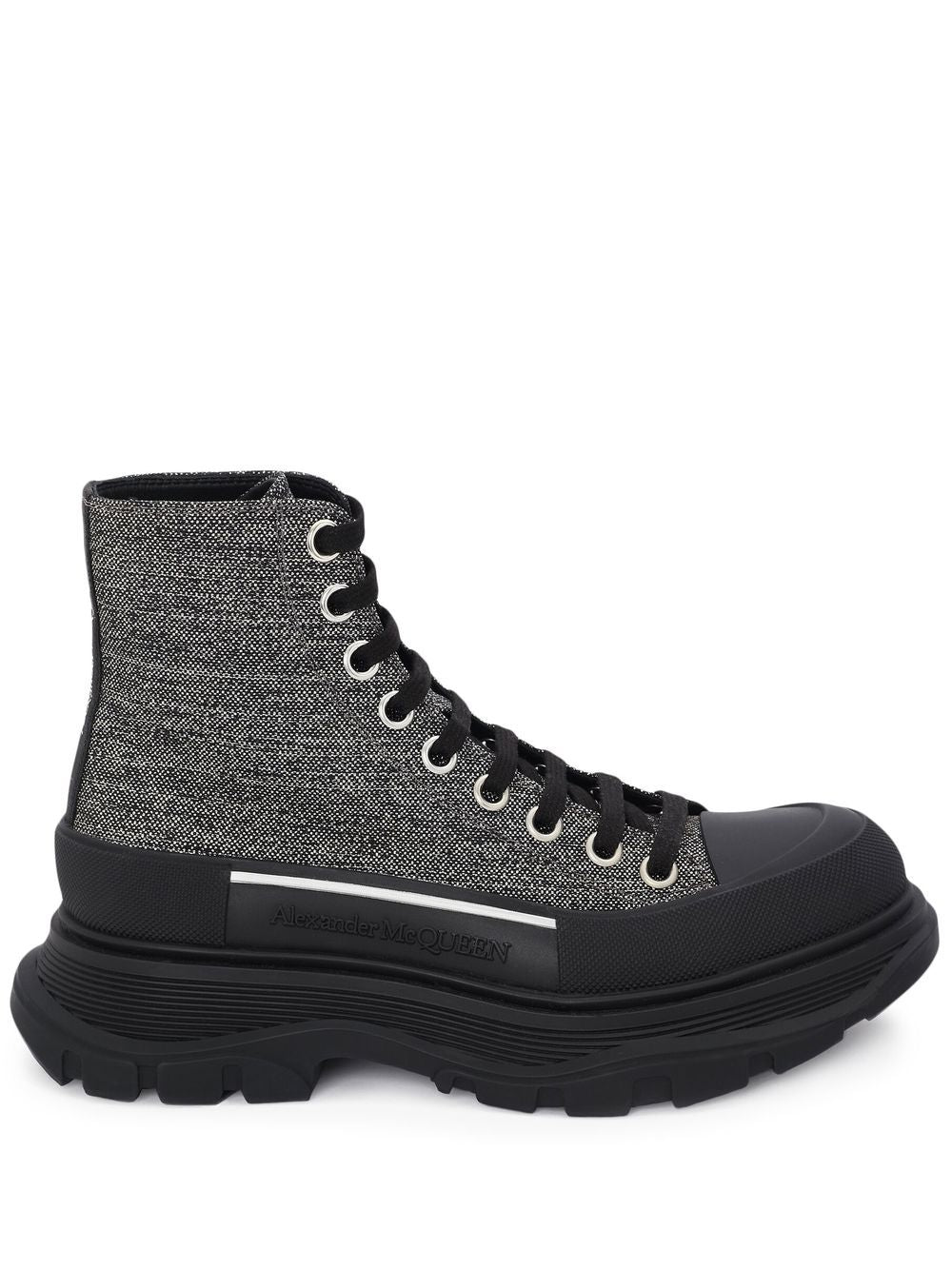 Alexander McQueen Black Leather Boots for Women - Stylish & Comfortable Ankle Booties for Casual Wear, Office & Night Out