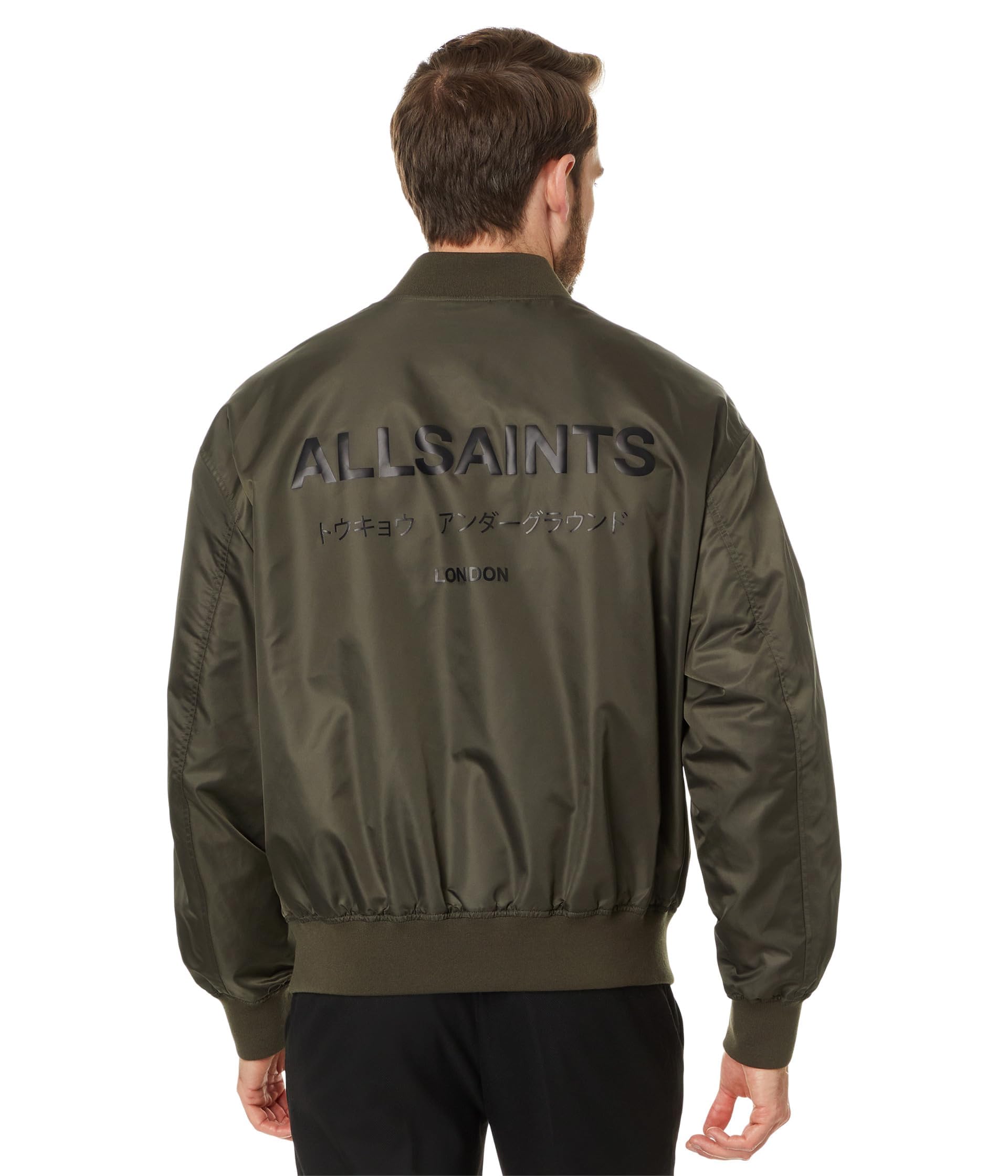 Men's Stylish Underground Bomber Jacket - Lightweight, Water-Resistant, Winter Coat for Outdoor Activities & Urban Fashion