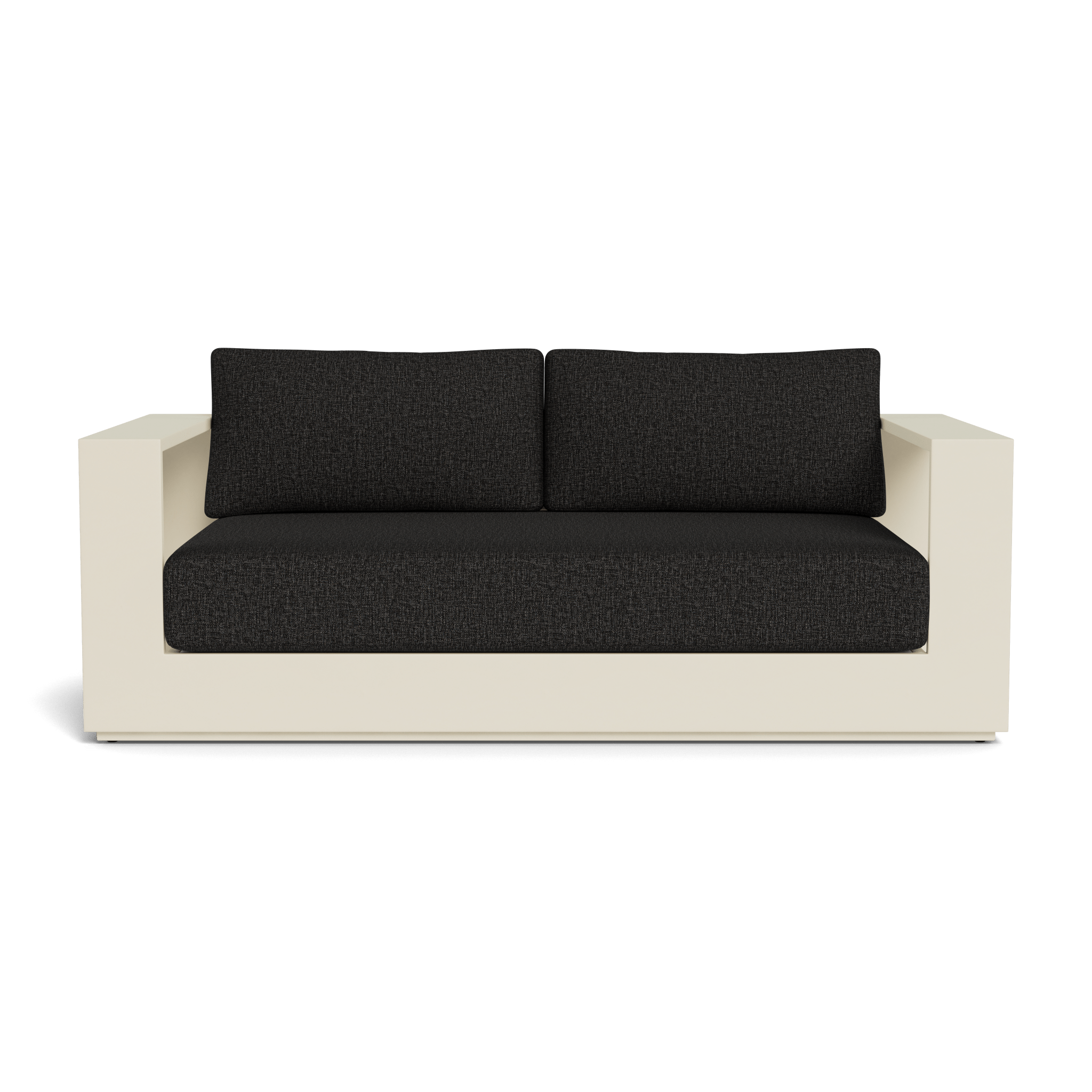 Hayman Aluminum 2-Seat Outdoor Patio Sofa - Lightweight Durable Garden Furniture for Backyard, Poolside & Balcony Relaxation