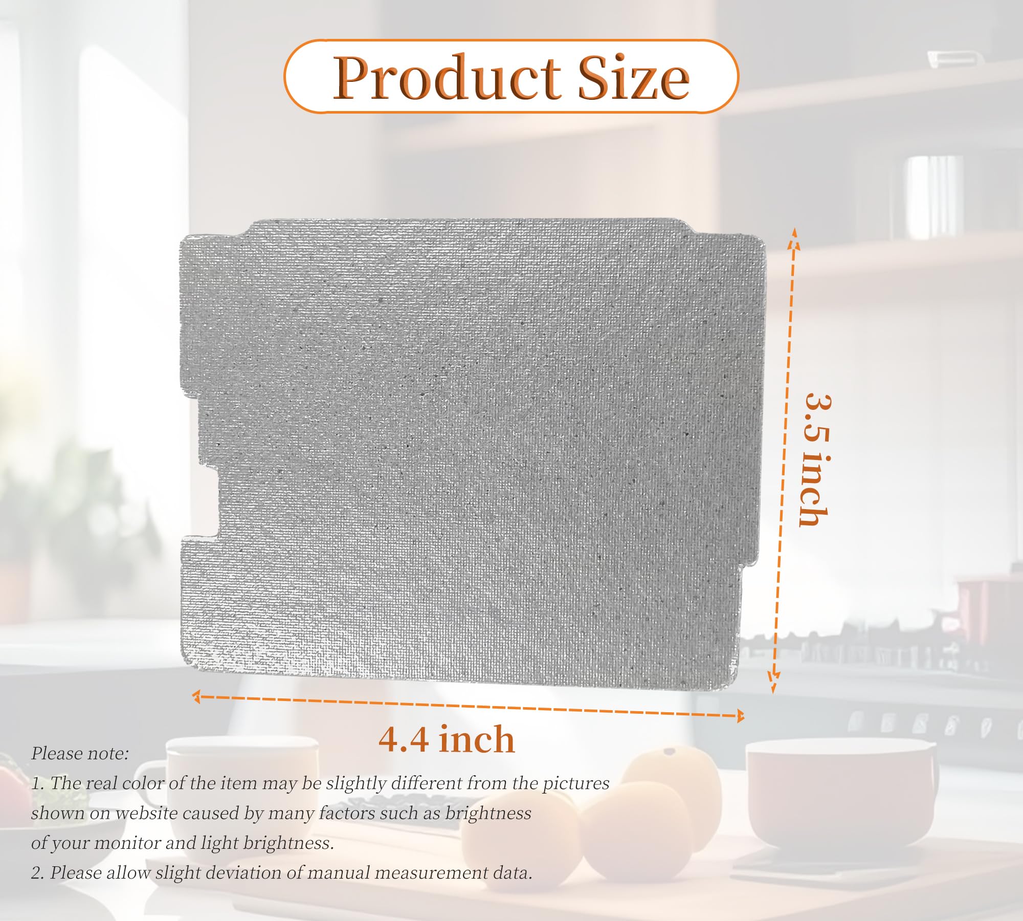 2-Pack Microwave Mica Plates Waveguide Cover Replacement for Frigidaire & Electrolux Microwaves - Durable Heat-Resistant Accessory for Home Kitchen Appliances (Perfect for Reheating Food & Defrosting)