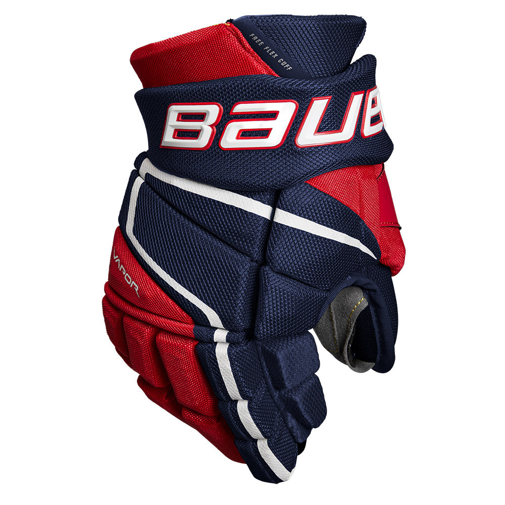 Bauer Vapor 3X Pro Junior Ice Hockey Gloves - Youth Protective Gear for Ice Skating & Hockey Training - Perfect for Games, Practices & Winter Sports