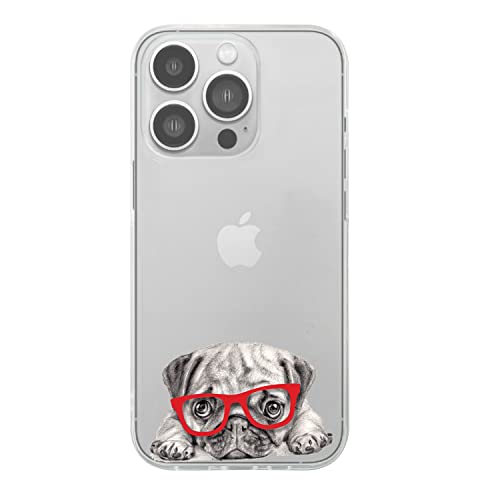 Pug with Glasses