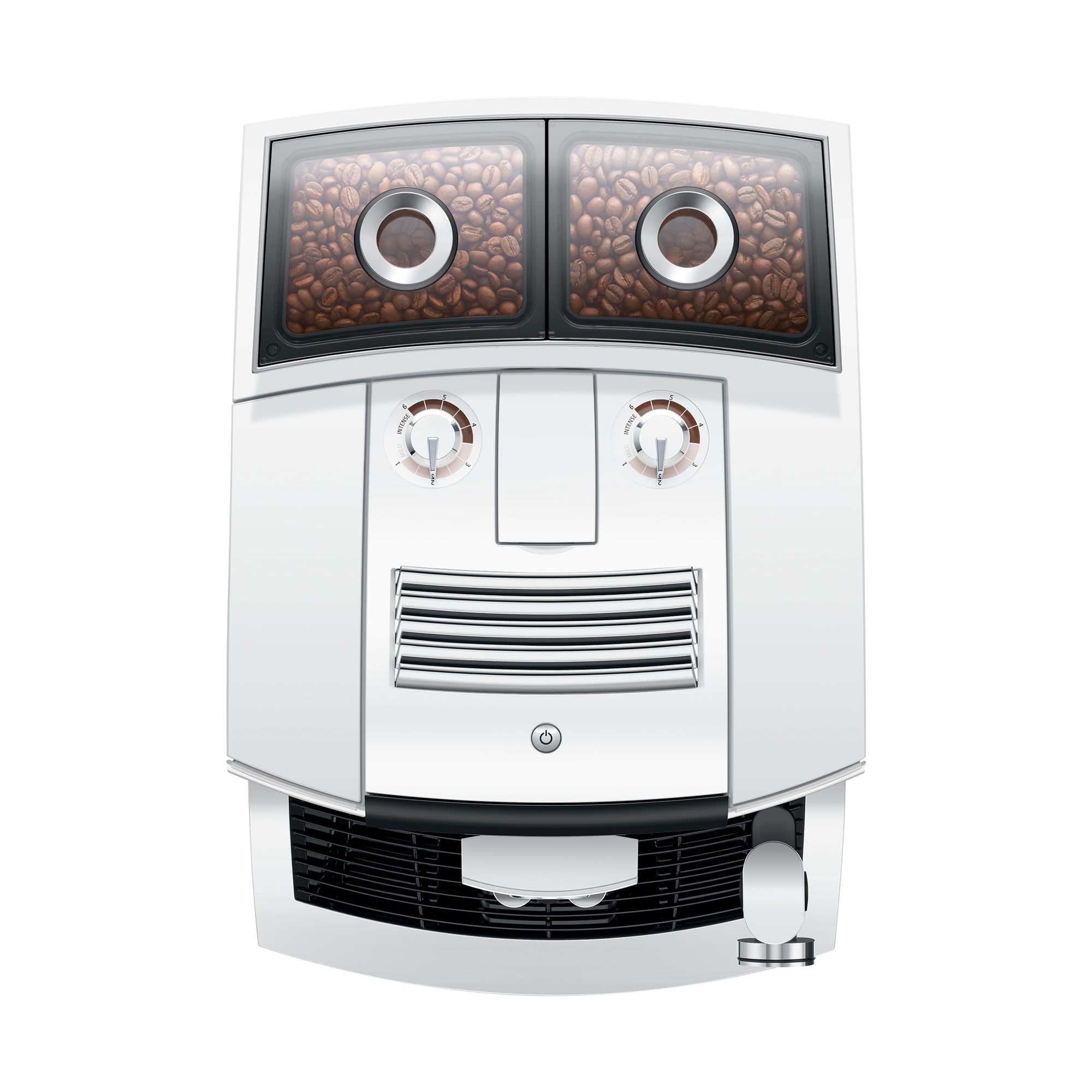 Jura J8 Twin Diamond White Automatic Coffee Machine - Premium Espresso & Coffee Maker for Home & Office - Perfect for Entertaining & Daily Brewing