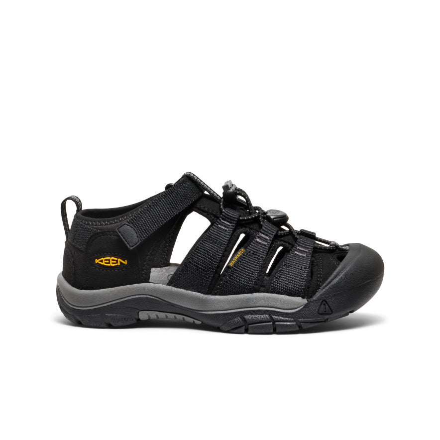 KEEN Newport H2 Water Sandals for Big Kids | Black & Yellow | Beach, Pool & Outdoor Adventures