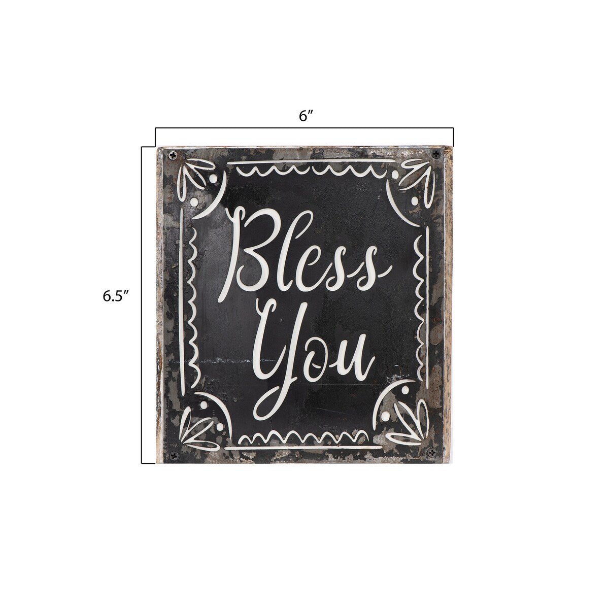 Bless You Black and White Wooden Tissue Box - Elegant Home Decor for Living Room, Bedroom, or Bathroom - Perfect for Kleenex Storage and Stylish Home Organization