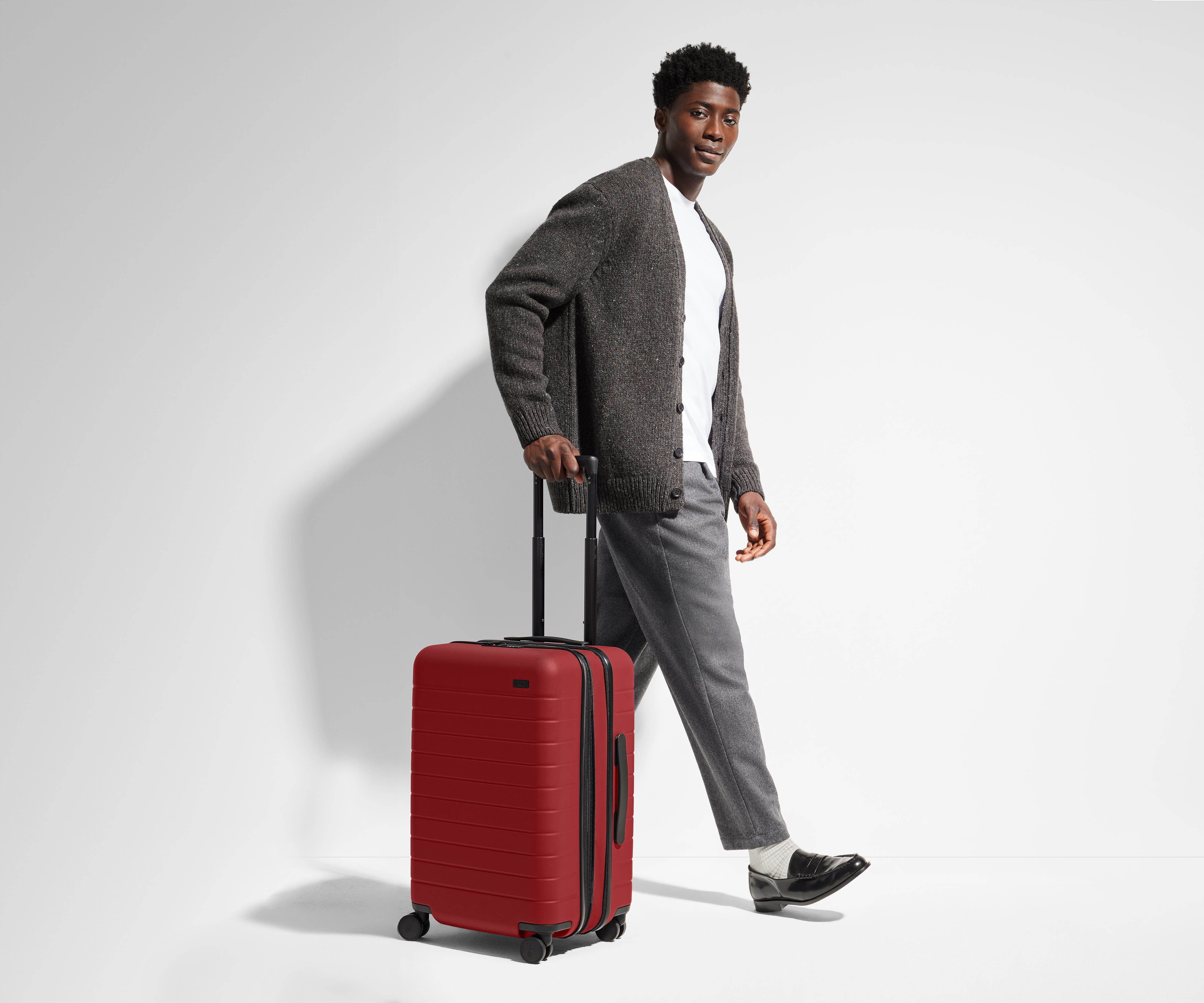 Tango Red The Bigger Carry On Flex Suitcase - Perfect for Air Travel, Business Trips & Weekend Getaways