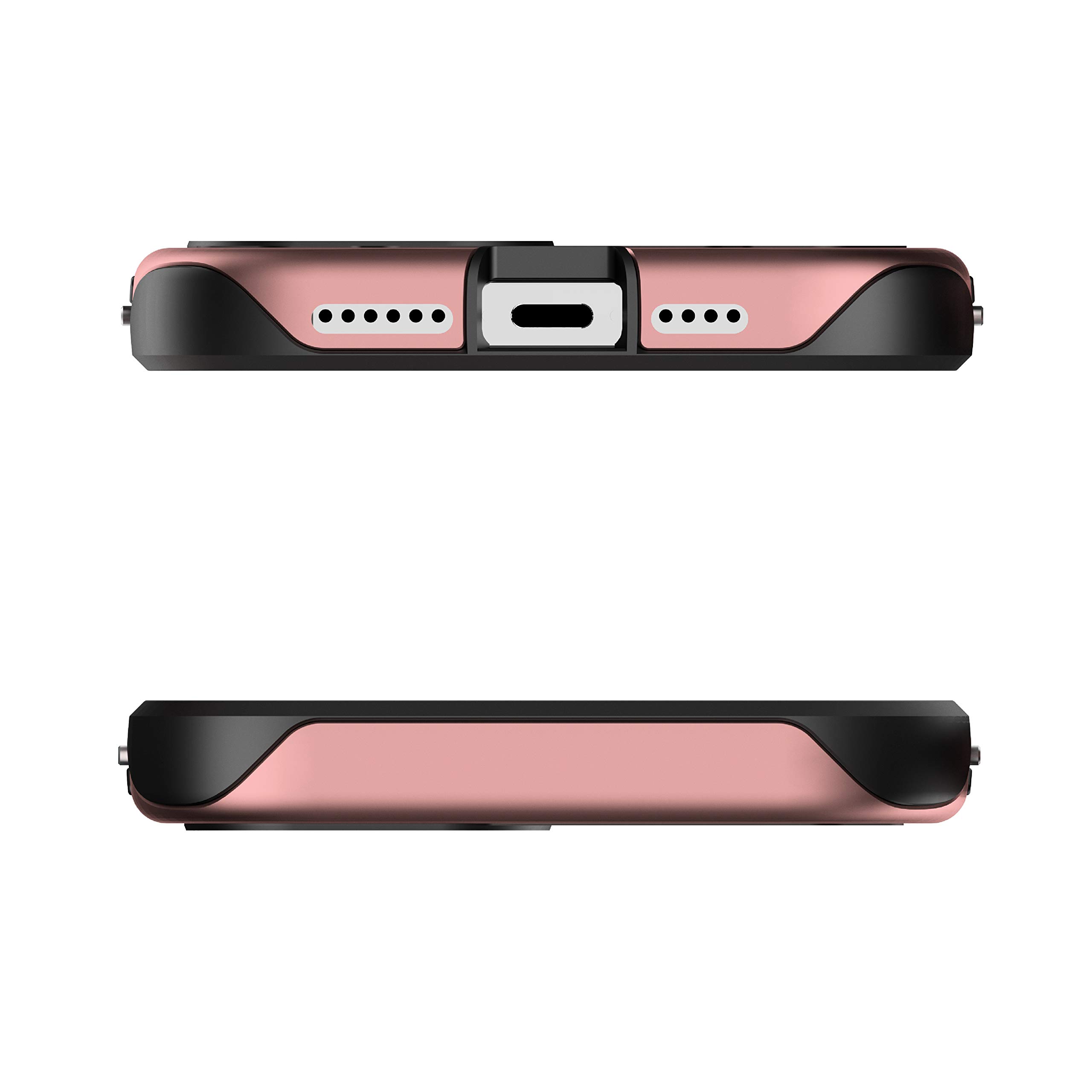 Ghostek Atomic Slim iPhone 12 Pro Max Case - Military Grade Aluminum Alloy Protective Bumper | 6.7 Inch 5G Phone Cover (Pink) | Shockproof & Lightweight for Everyday Protection
